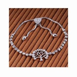Yggdrasil Armband mit Strasssteinen